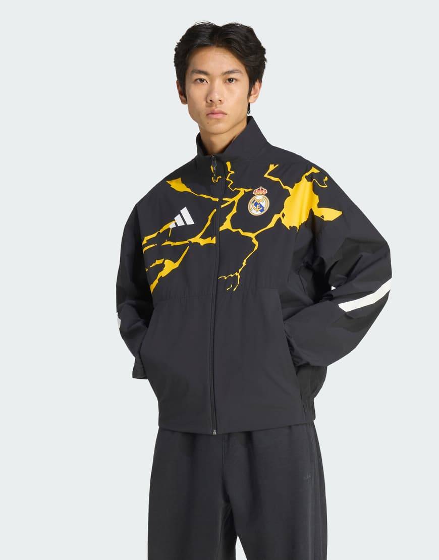 adidas Performance – Real Madrid Avengers z.n.e Anthem – Svart jacka-Svart/a