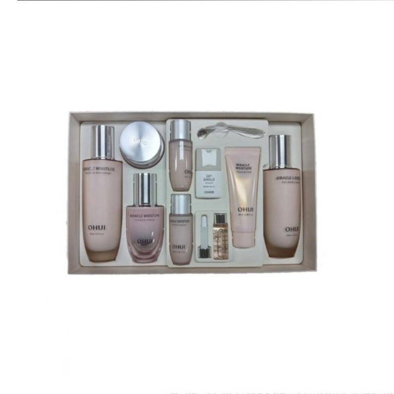 O HUI Miracle Moisture 4 delar Specialset 9 artiklar Koreansk Lyxmärkesbutik