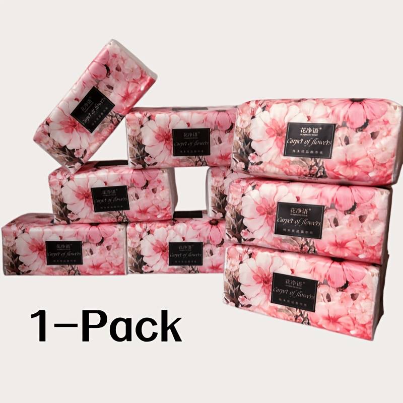 400 Sheets Large Capacity Restaurant Napkins - Cherry Packaging 4-layer Thick Embossed Made Wood , Bathroom, Home, Travel, Office, Restaurants, Dorms, Napkins For Dining Table, Decorative Essentials