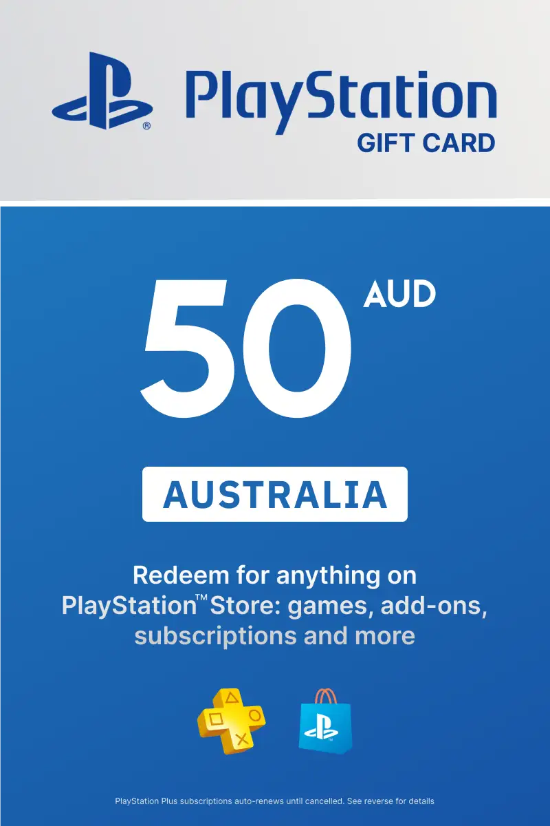 PlayStation Network Card 50 AUD (AU) PSN Key Australia