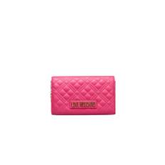 Love Moschino, Taske, Dame, Lyserød, ONE SIZE, Fuchsia Crossbody Taske med Kæde - ONE Size