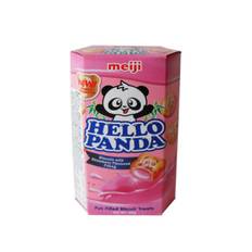 Hello Panda - Strawberry Flavour 50 g. - Kiks og kager