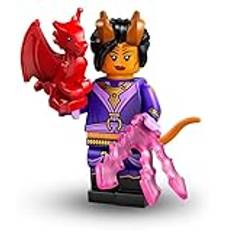 Lego Dungeons & Dragons minifigurer serie: Tiefling Sorcerer (djupflingtrollkarl: in) – DND Lego-figurer individuellt att samla (71047)