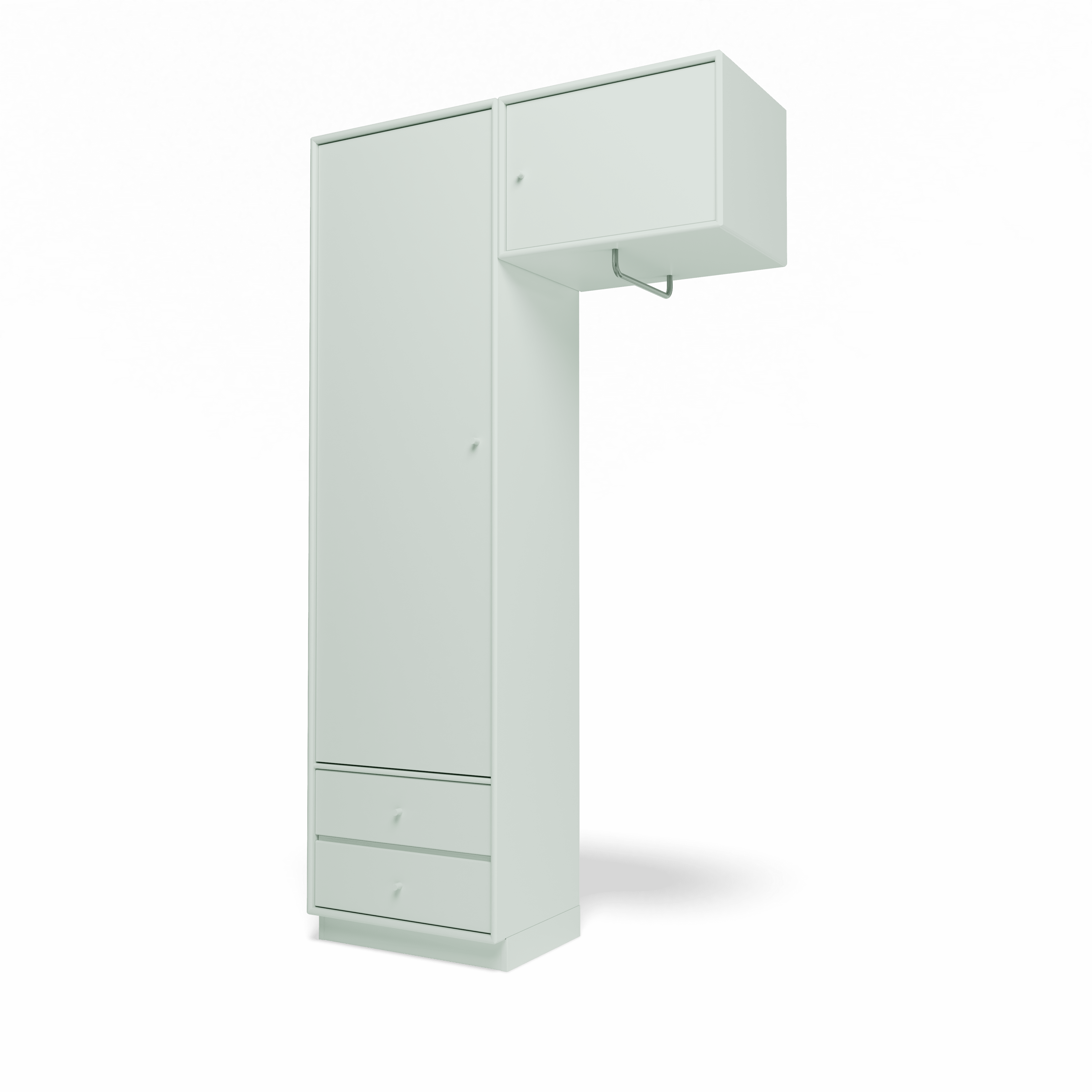 Attire II garderobe, inkl. sokkel 7 cm fra Montana Mist - Jacobsen Plus