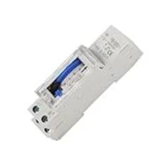 siduytin ABS 24 timmar Mekanisk programmerbar Din Rail Timer Switch Relä Switch 24 Hours Timer Switch Din Rail Switch Relä