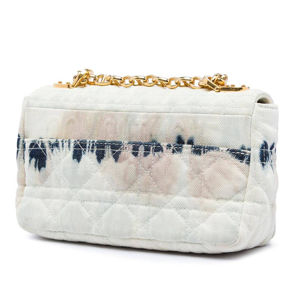 Dior Vintage Crossbody Bag Stl.  - White (L 14cm x W 21cm x D 6cm)