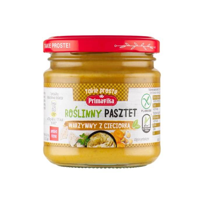 Primavika - Vegetable Pâté, with Chickpea - 160g (with Chickpea - 160g)