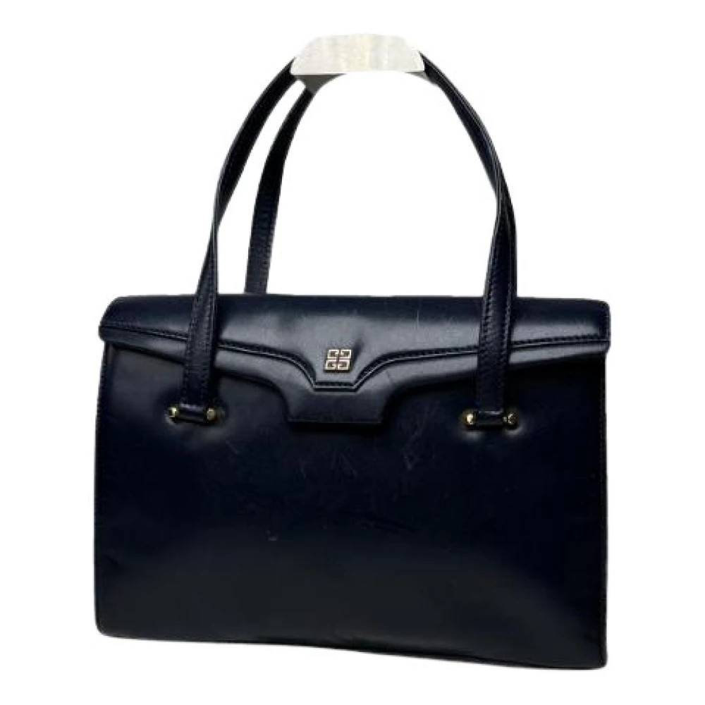 Givenchy Pre-owned Pre-owned Læder Håndtaske - Vintage - Dame - Blå - ONE SIZE - Læder