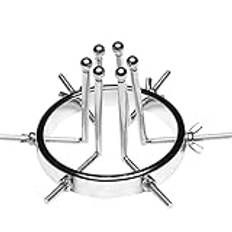 Rostfri Anal Expander Justerbar Anal Expander Dilator SM Sexleksaker for Män Gay Kvinnor Vaginal Anal Butt Plug Bår(B)