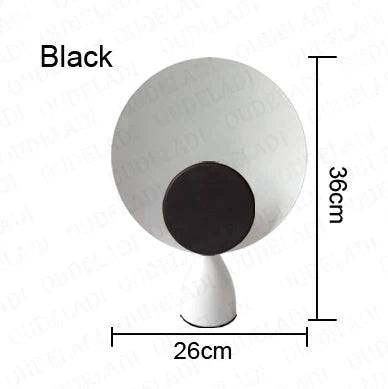 NordicRadiance Design Bordslampa - Skandinavisk Elegans - Svart / Kallt vitt