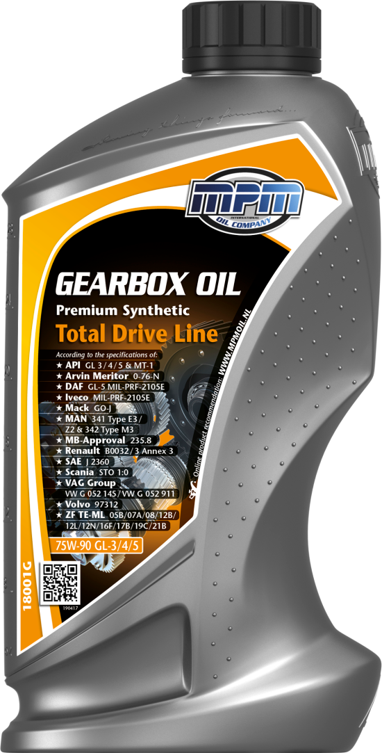 MPM Gearoil Premium Synthetic TDL 75W-90 GL-3/4/5 MPM - Volvo - VW - Toyota - Ford - Audi - Skoda - Saab - Kia