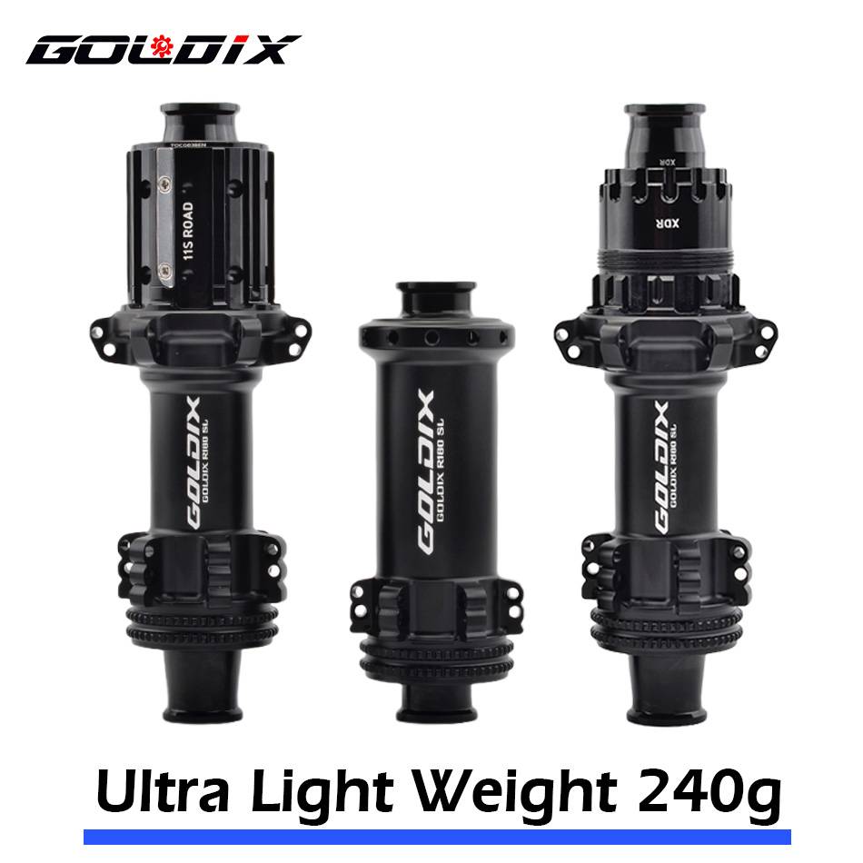 GOLDIX R180SL Ultralight Road Bike Hub 240g 36T Ratchet Center Lock Brake 24Hole Straight Pull Spokes for Road and Gravel Bike