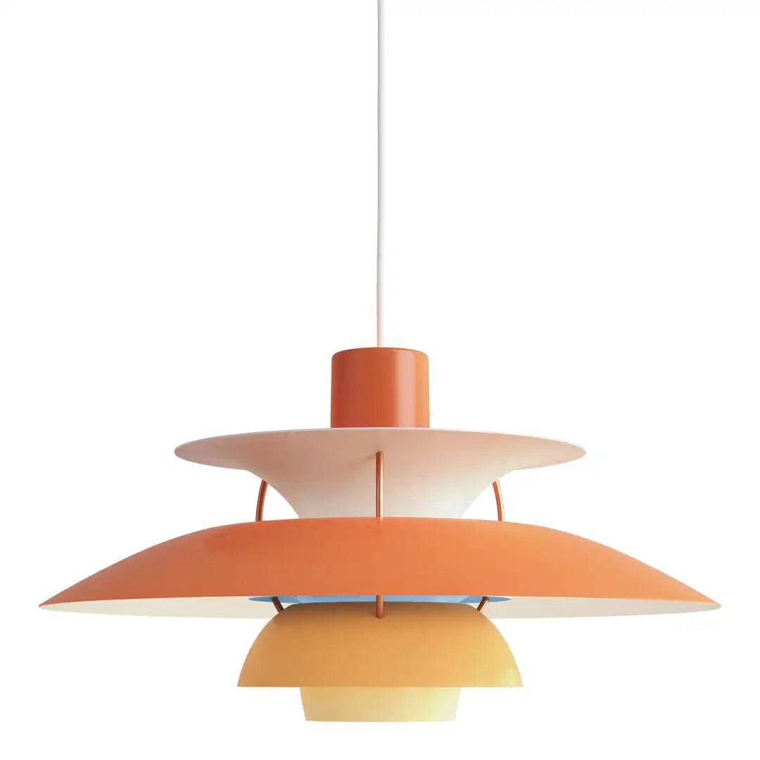 Luis Parlu Elegant Taklampa - Lyxig Belysning för Ditt Utrymme - Orange / 50 cm