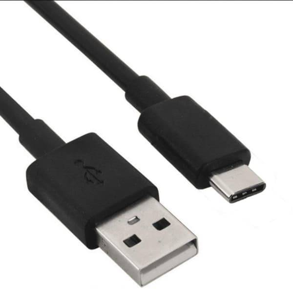 USB-A til USB-C Kabel – Opladning og synkronisering til S10 og mere - 3 Meter Sort