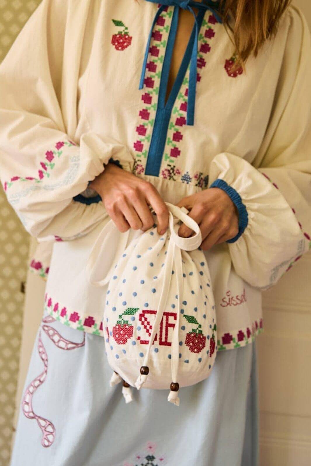 Sissel Edelbo - Babba Drawstring Bag SE 1802 - Off White