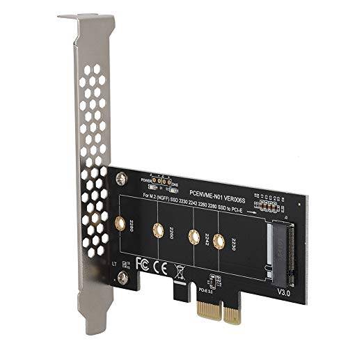 Pcie 3.O Nvme Pcie 3.0 1X Nvme Black Pcb Pci E to M.2 Expansion Card Connector Converter for M2 Ngff Nvme Hard Drive