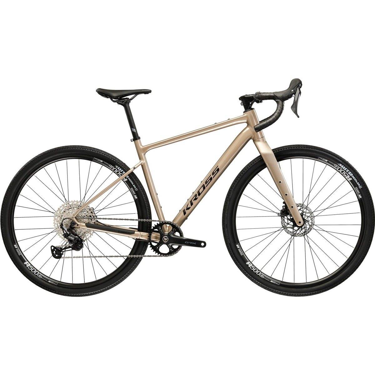 Gravel bike Kross Esker 5.0 Titanium/Black (XS)