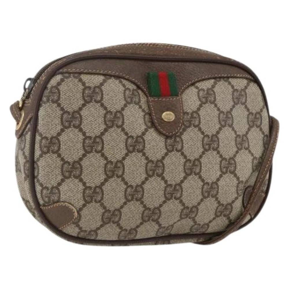 Gucci Vintage Pre-owned Plastic Cross Body Bag - Vintage - Dame - Beige - ONE SIZE -