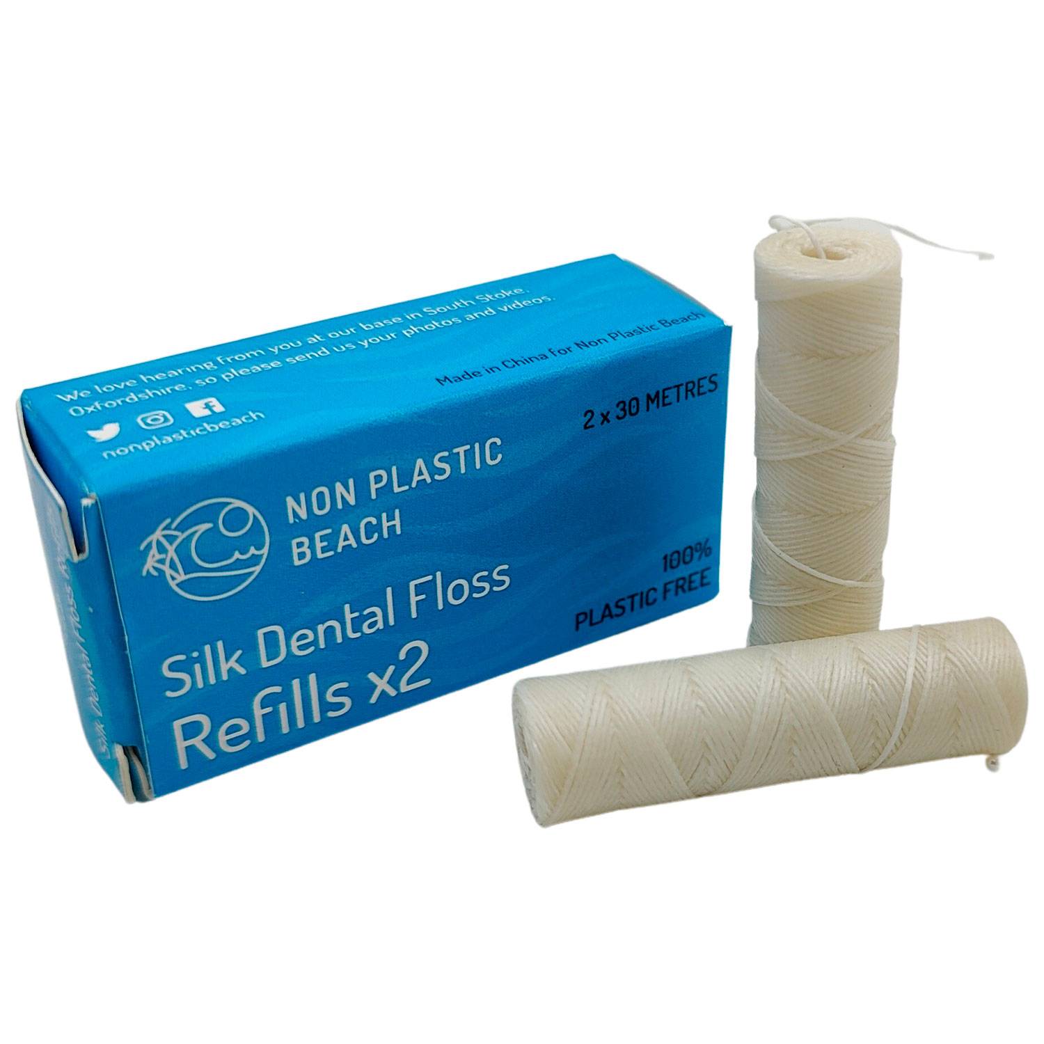 Tandtråd uden PFAS Non Plastic Beach Refill 2 x 30 mtr.