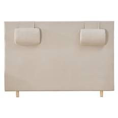 Alnö slät sänggavel med nackkuddar 180 x 125 cm - Beige