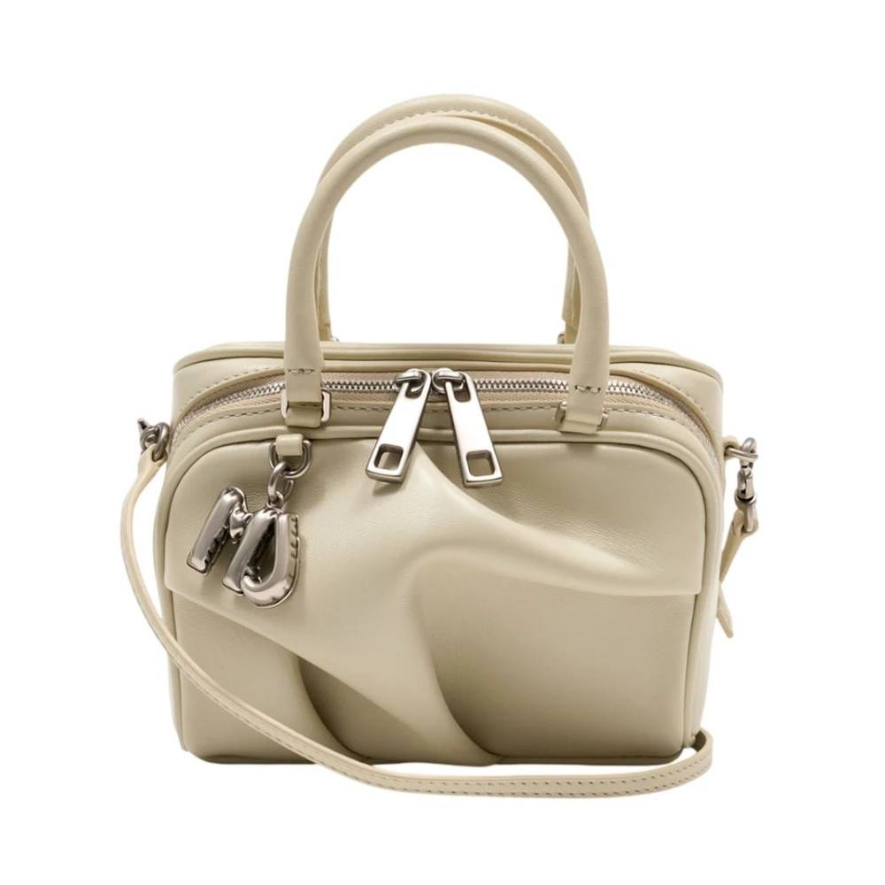Marc Jacobs Micro Bauletto Wave Taske - Tasker - Dame - Beige - ONE SIZE -