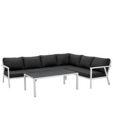 Rana hörngrupp vit/onyx, Låg V224/H291 cm - Vit