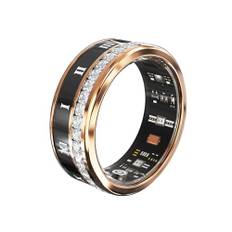 Smart ring, smart hälsoring för kvinnor män IP68 fitness tracker med sömn puls blodtryck syremonitor stegräknare smart ring för mobiltelefon, silver #11