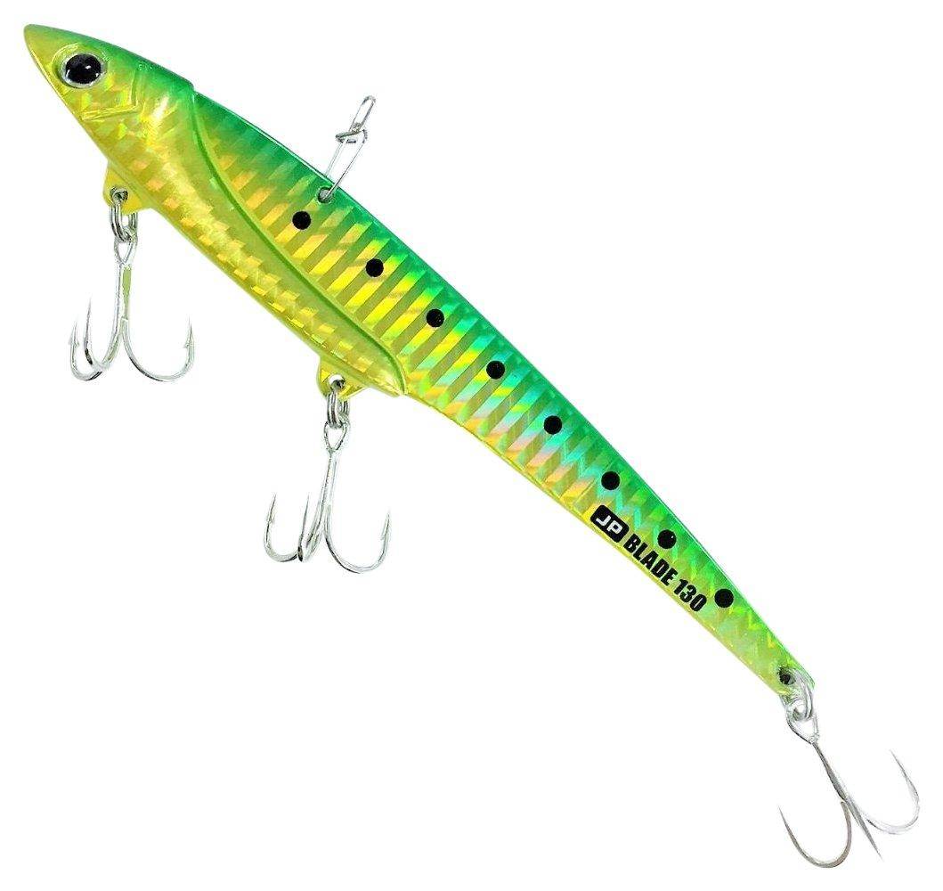 Major Craft Jigpara Blade Green Gold Lure, 130mm, 42g, #11,