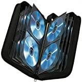 80st Skiva Cd-dvd-väska, PU-läder Cd-dvd-hållare Förvaringsväska, Tungt Dvd-fodral Albumväska Plånbok för Musik-cd, Spelskiva, Pc-drivrutinsskiva