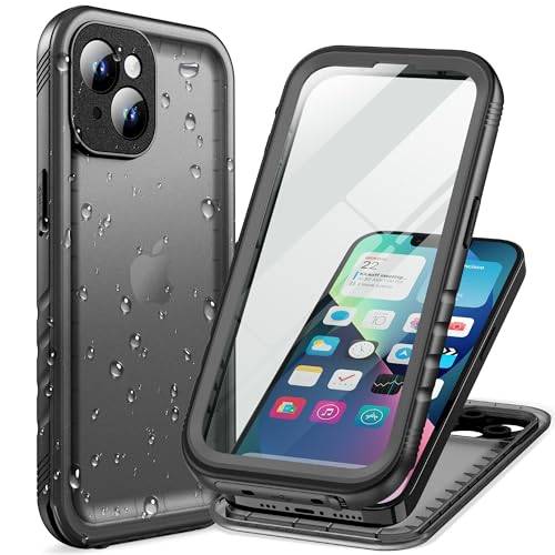 Cozycase Top 360 Vattentätt Stöttåligt Skal för iPhone 13 Mini, Svart