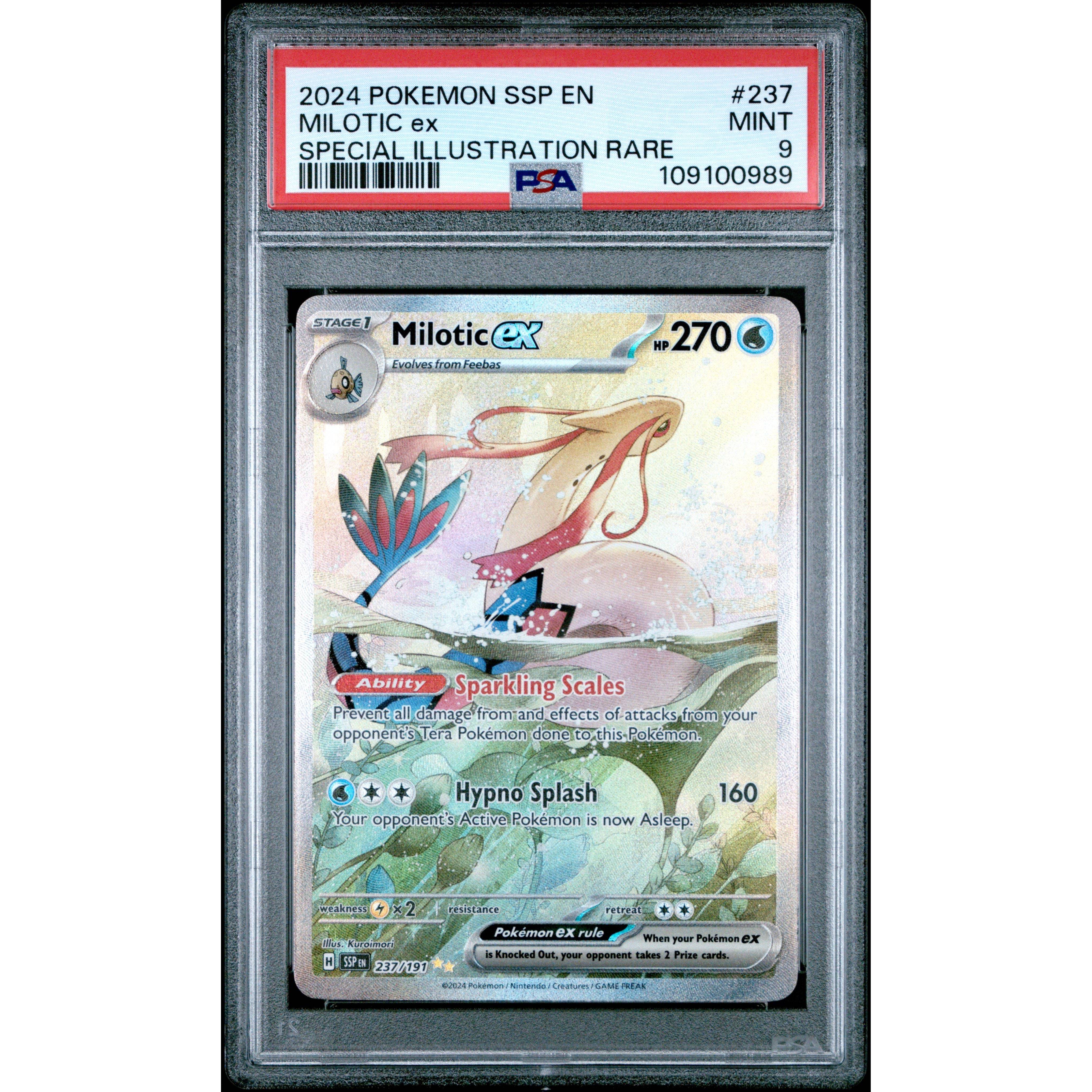 Pokémon TCG: Milotic Ex #237 PSA 9 - Brugtmoms
