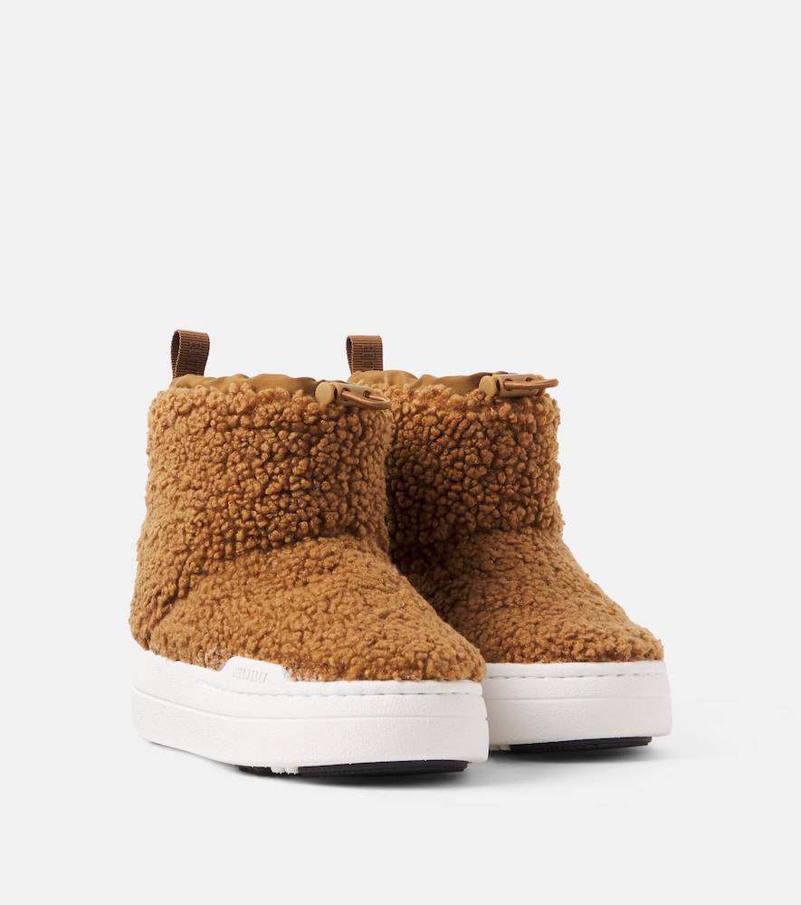Moon Boot Kids Junior Spark Tube teddy snow boots