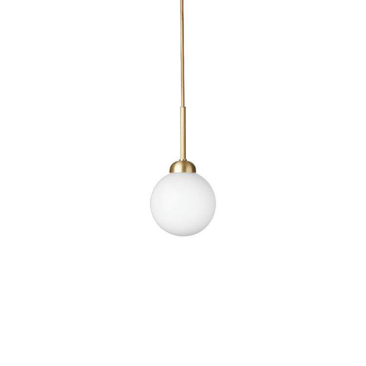 Nuura Apiales 1 Pendel Brushed Brass/Opal White Apiales 1