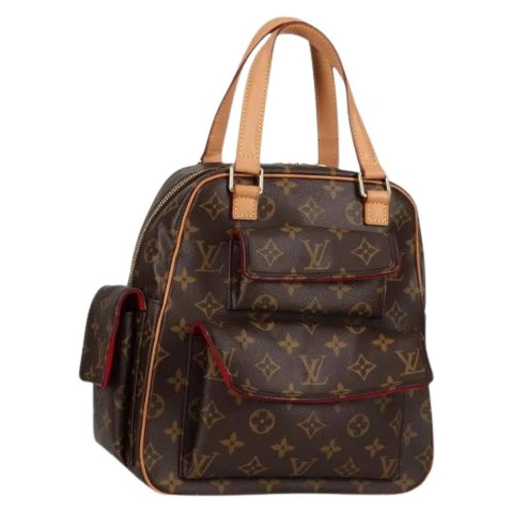 Louis Vuitton Vintage Pre-owned canvas håndtasker - Vintage - Dame - Brun - ONE SIZE - Tyl
