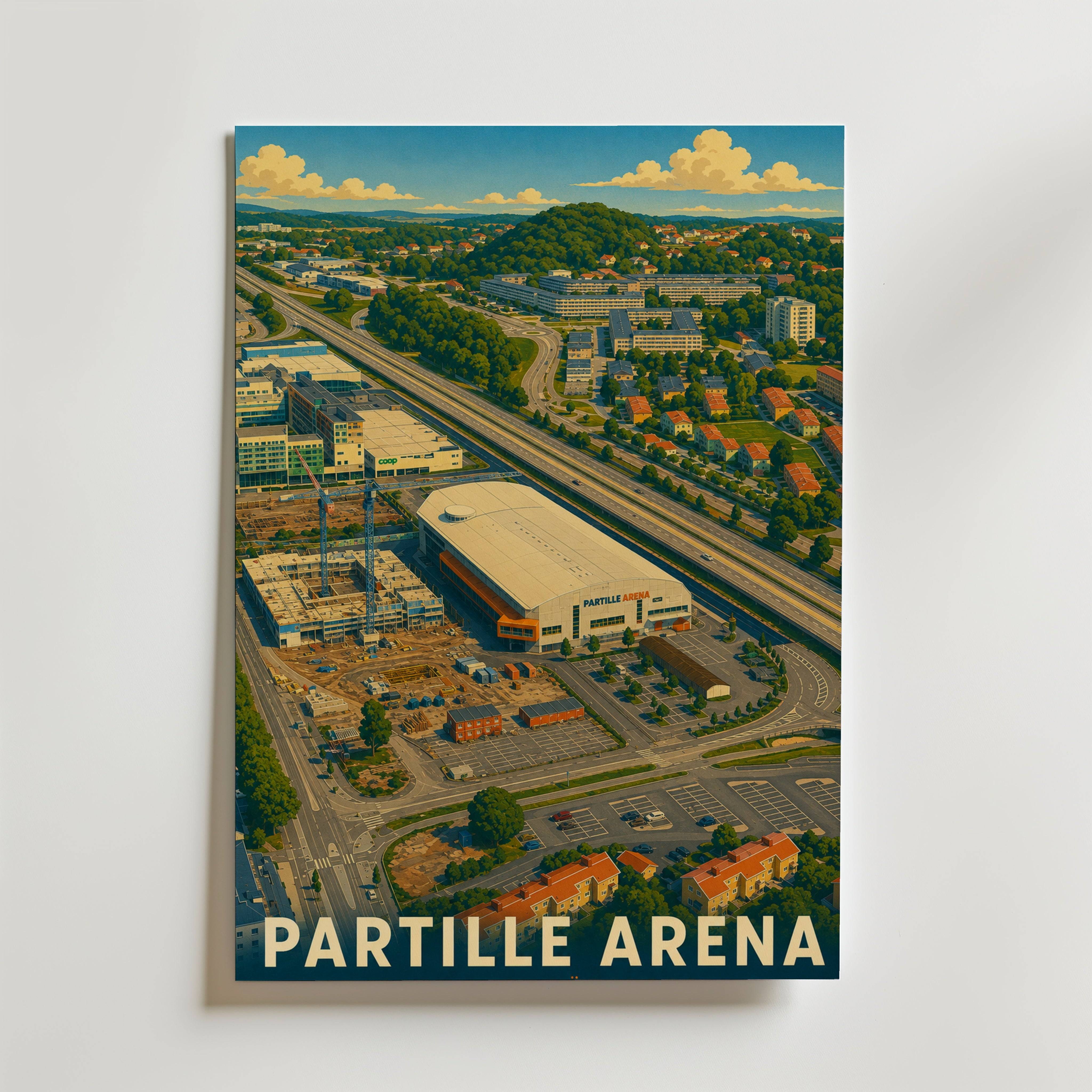 Partille Arena Poster - Fine Art Poster 40x50 cm