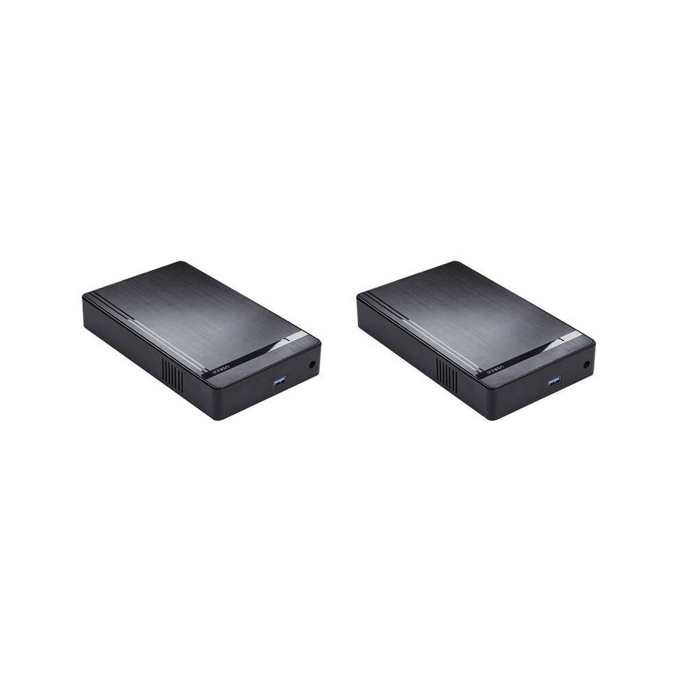 2pcs 3.5inch HDD Case to USB 3.0 Adapter External Hard Drive Enclosure for 2.5/3.5in SSD Disk HDD EU PLUG