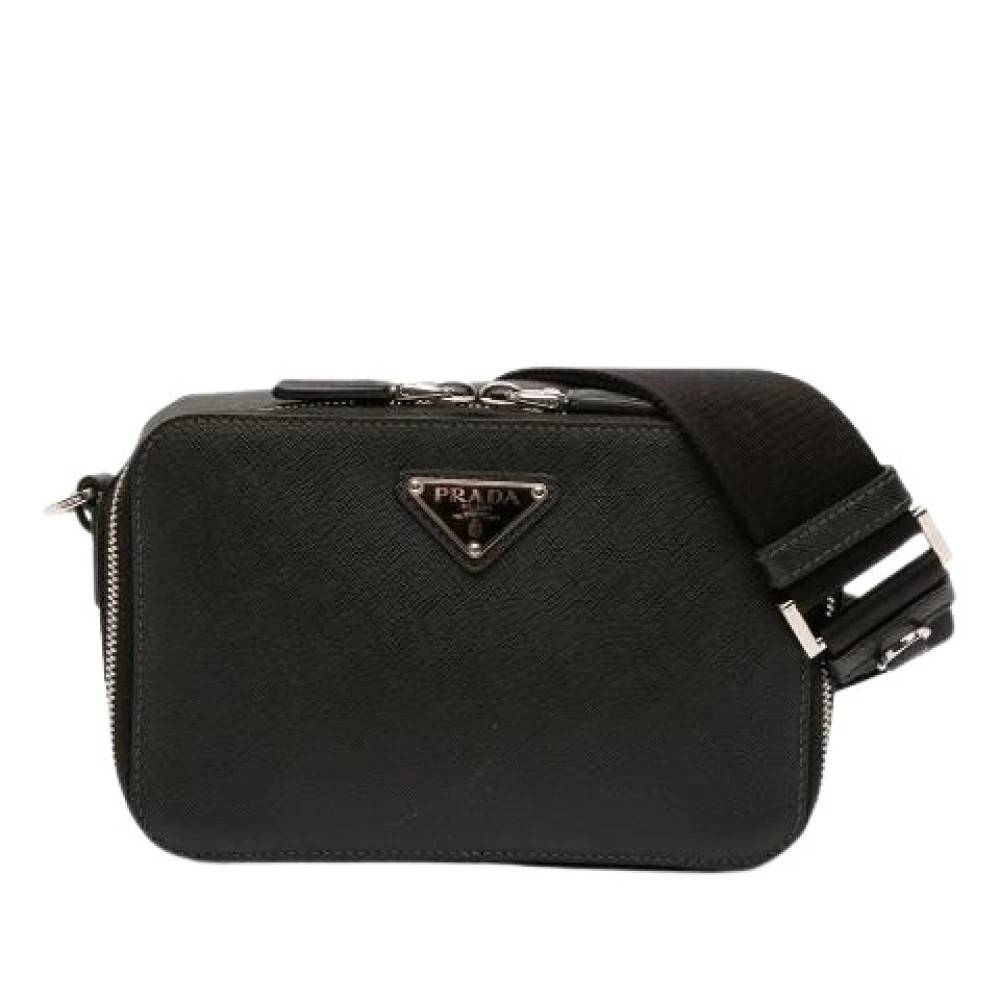 Prada Vintage - Pre-owned Saffiano Crossbody Bag Vintage - Dam - ONE Size - Läder
