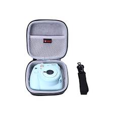 XANAD Instax Mini 12 Tasche Instax Mini 11 Tasche für Schutzhülle Sofortbildkamera Reisetasche mit Film Tasche und Schultergurt