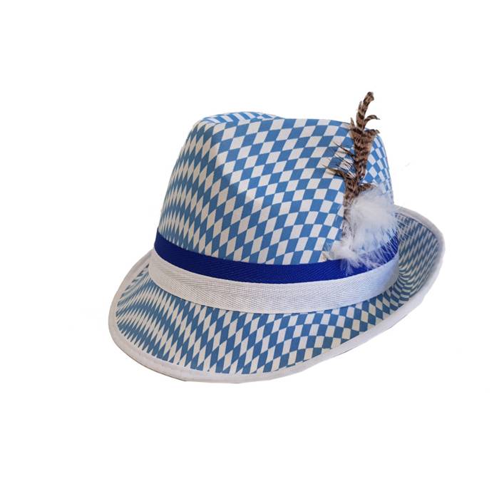 Tyrolerhatt för oktoberfest Bavaria blå unisex one-size