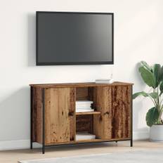TV-bänk artisan ek 101x35x65 cm konstruerat trä och stål