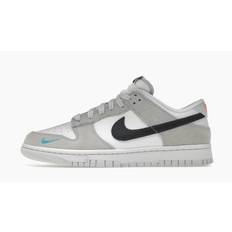 Nike Dunk Low White Grey "Navy Aqua Mini Swoosh" - 37,5