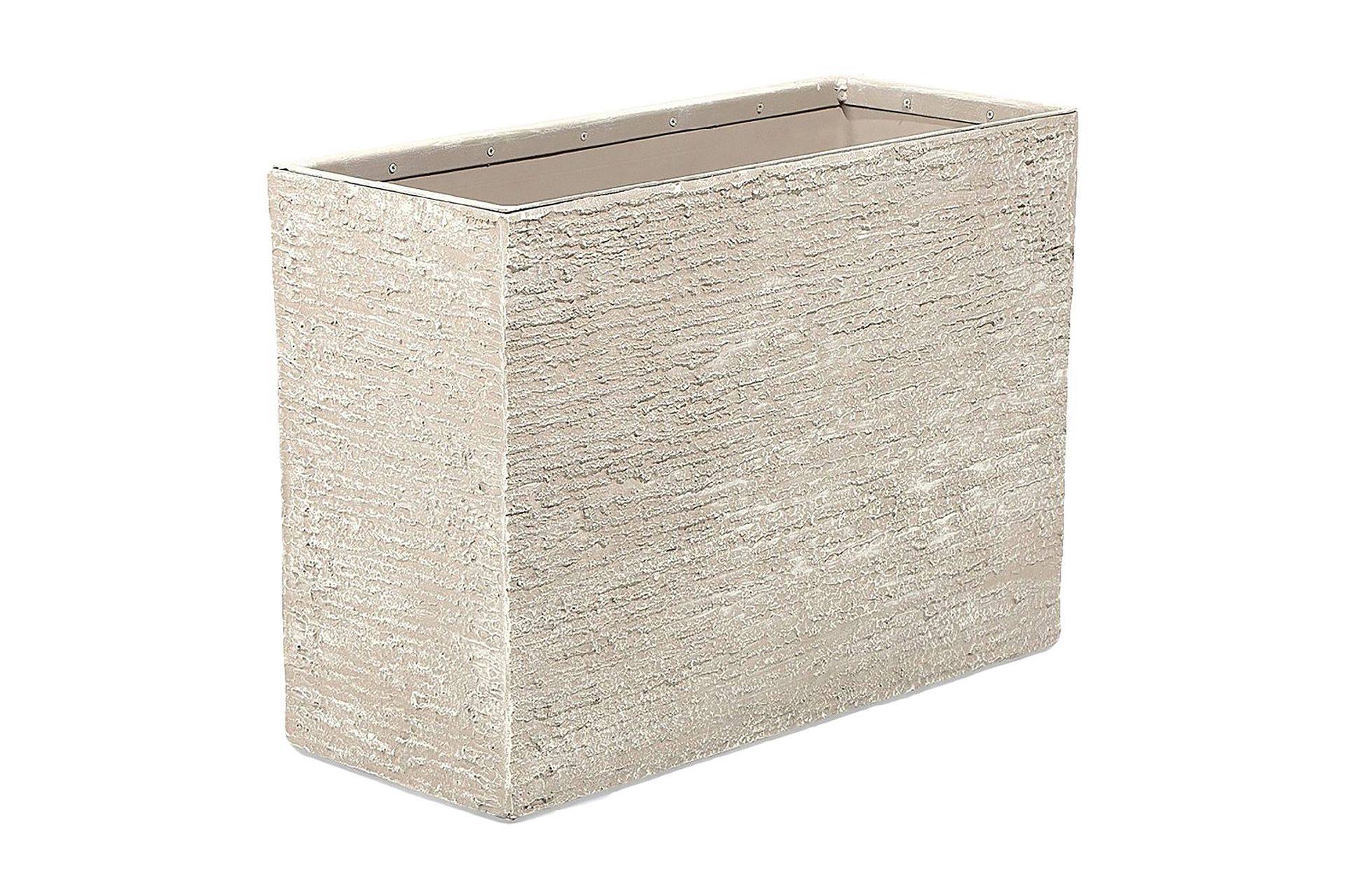 Edessa Kruka 70 cm - Beige Stor blomkruka Sten