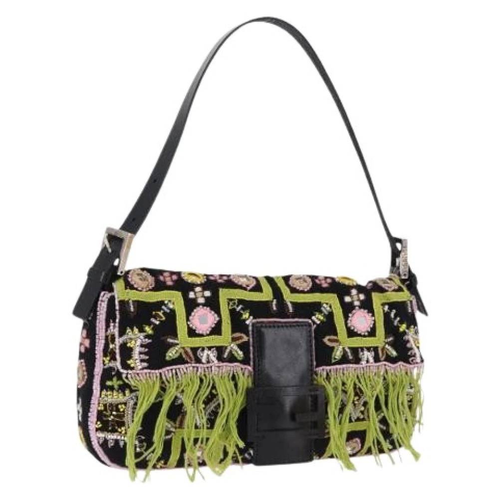 Fendi Vintage Pre-owned Vintage Skuldertaske - Vintage - Dame - Flerfarvet - ONE SIZE - Uld