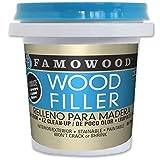 FamoWood 40042152 latex träfyllmedel – 1/4 pint, gyllene ek