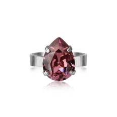 Caroline Svedbom - Ring Mini Drop Rhodium Iris