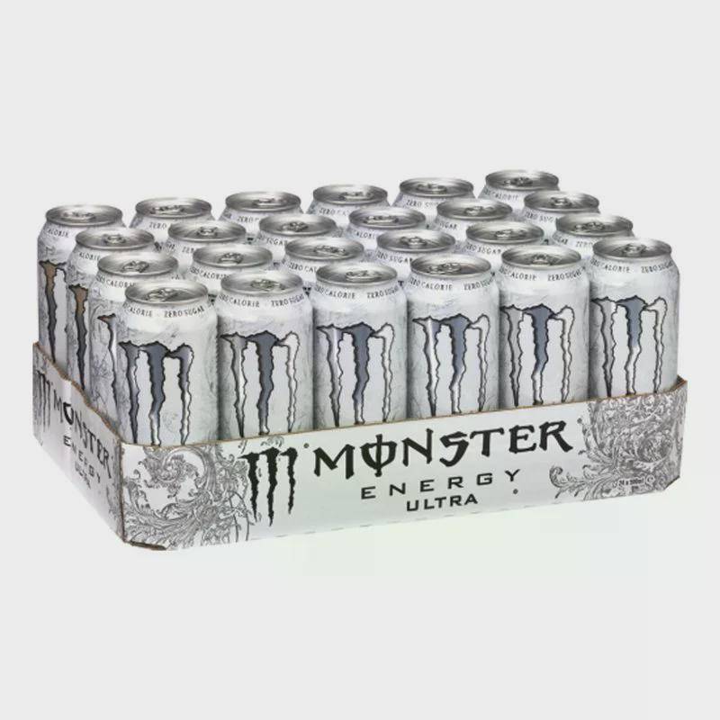 Monster Energy Ultra White Zero Sugar 24 × 50 cl
