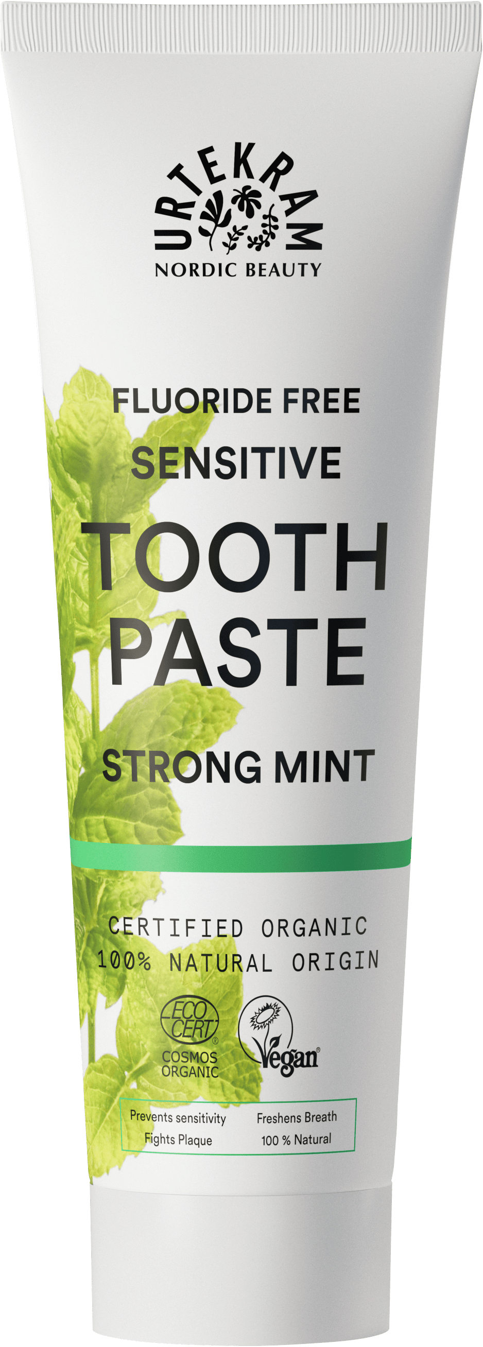 Urtekram Strong Mint Toothpaste Organic 75 ml
