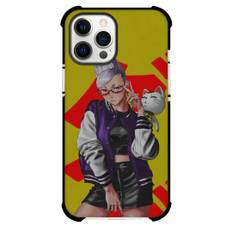 Dandadan Seiko Ayase Phone Case For iPhone Samsung Galaxy Pixel OnePlus Vivo Xiaomi Asus Sony Motorola Nokia - Seiko Ayase Cat on the Back