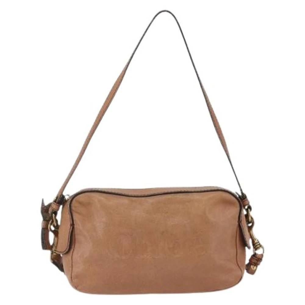 Chloé Pre-owned Pre-owned Vintage skuldertaske - Vintage - Dame - Brun - ONE SIZE - Uld