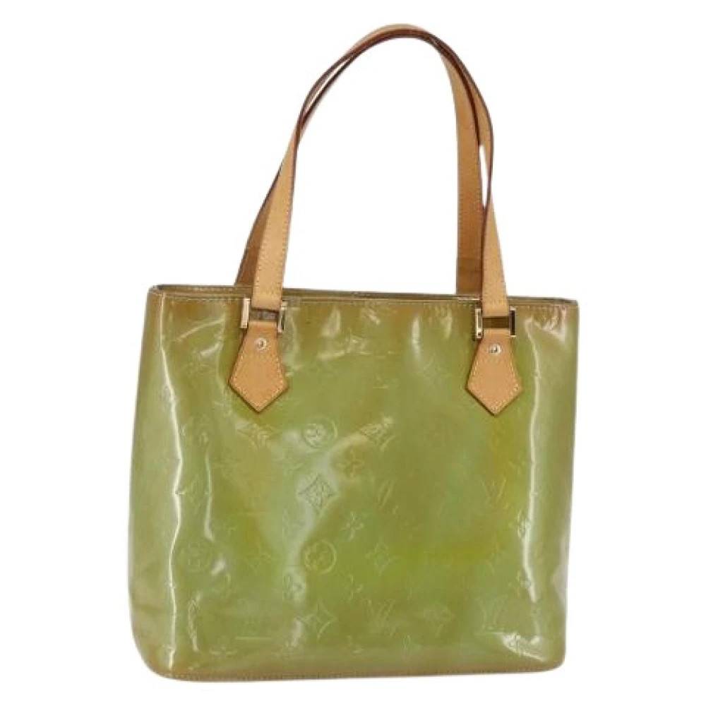 Louis Vuitton Vintage Pre-owned Laeder louis-vuitton-tasker - Vintage - Dame - Grøn - ONE SIZE - Tyl